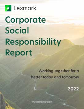 Lexmark Corporate Social Responsibility Report 2022